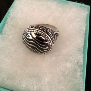 Premiere Designs Zebra Print Cocktail Ring